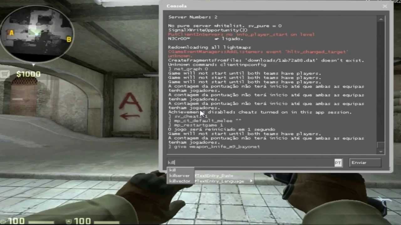 all csgo give commands